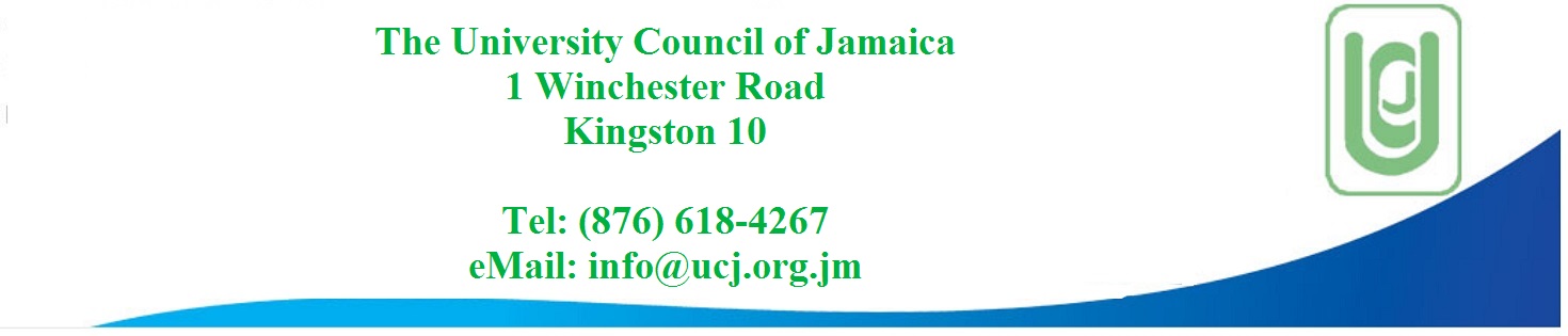 The University Council Of Jamaica – Assuring Quality In Higher Education